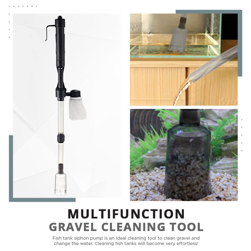 ๐ 50% OFF NOW! Electric gravel cleaner for aquariums โ battery-powered, adjustable tube length & easy to clean โ perfect for all aquariums ๐งน๐