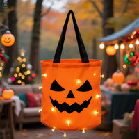 Grinning LED Pumpkin Bag