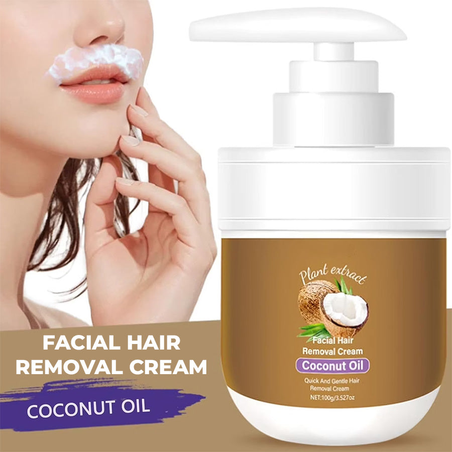 Last Day 50% OFFGentleCoconut Oil Hair Removal Cream