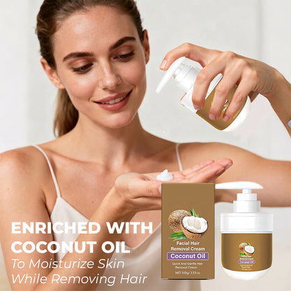 Last Day 50% OFFGentleCoconut Oil Hair Removal Cream