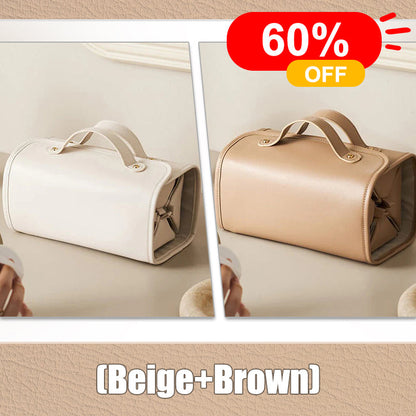 TODAY 49%OFF Leather Waterproof Cosmetic Bag