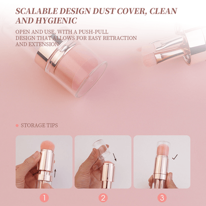 New Arrival 5 In 1 Retractable Makeup Brushes