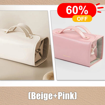TODAY 49%OFF Leather Waterproof Cosmetic Bag