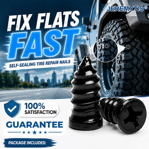 🔥 Last Day 50% OFF 🔥 60PCS Self-Sealing Tire Repair Rubber Nails Kit with 2 Sizes