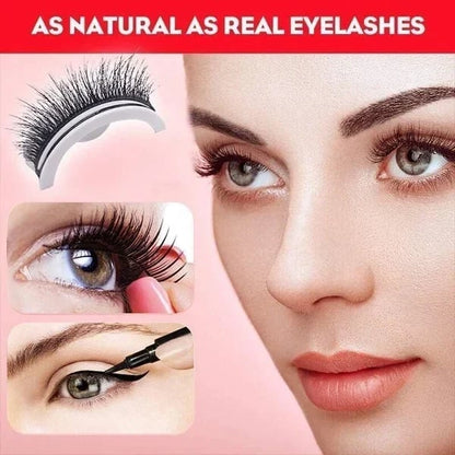 ✨LAST DAY - BUY 1 GET 1 FREE JUST $8.99 EACH✨🎉Reusable Adhesive Eyelashes