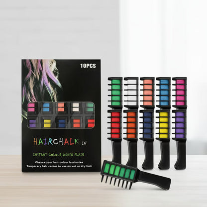 🔥UP TO 50% OFF- BUY MORE SAVE MORE🔥Festive Fun Hair Chalk Combs