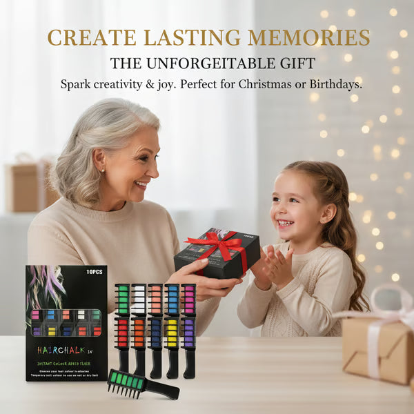 🔥UP TO 50% OFF- BUY MORE SAVE MORE🔥Festive Fun Hair Chalk Combs