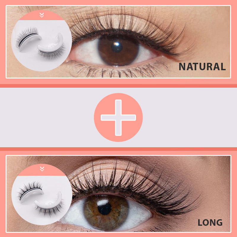 [2 Pairs] Natural + Long