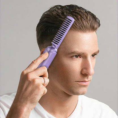 🔥LAST DAY - BUY 1 GET 1 FREE JUST $13.49 EACH🔥2-in-1 Electric Hair Straightening Brush – Salon-Smooth Hair in Minutes