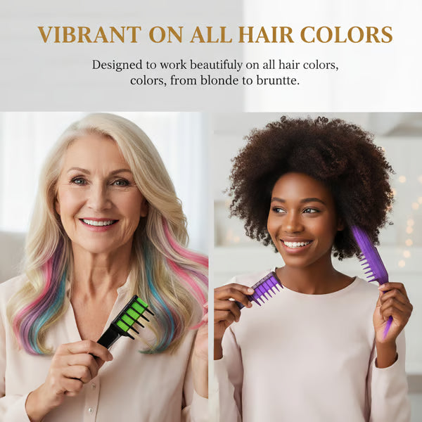 🔥UP TO 50% OFF- BUY MORE SAVE MORE🔥Festive Fun Hair Chalk Combs