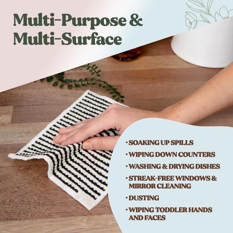 🔥Last Day 49% OFF 💥Swedish Dishcloths for Kitchen & Cleaning | 5 Pack