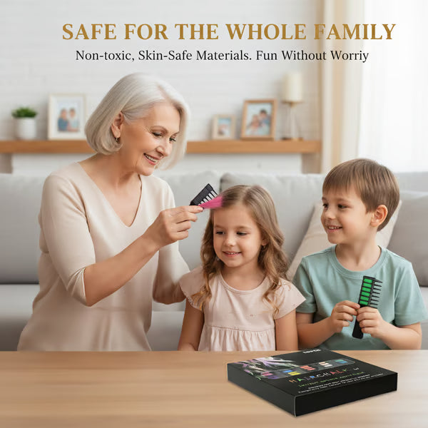 🔥UP TO 50% OFF- BUY MORE SAVE MORE🔥Festive Fun Hair Chalk Combs