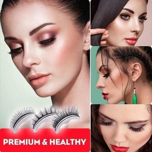 ✨LAST DAY - BUY 1 GET 1 FREE JUST $8.99 EACH✨🎉Reusable Adhesive Eyelashes