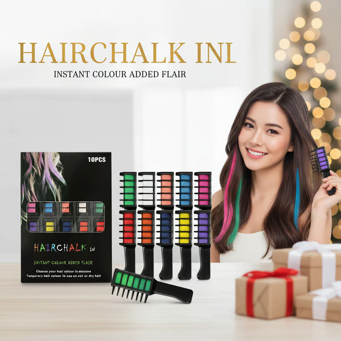 🔥UP TO 50% OFF- BUY MORE SAVE MORE🔥Festive Fun Hair Chalk Combs