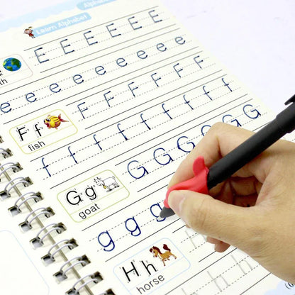 NileSands Reusable Grooved Handwriting Workbook for Kids