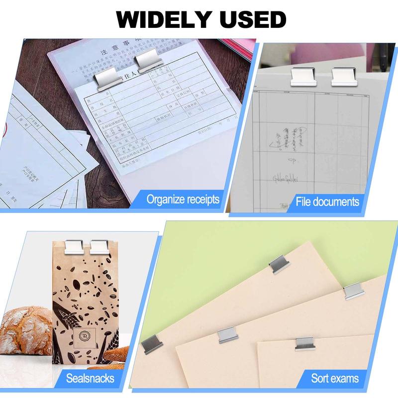 Portable Binder Clip Stapler - 🎁 FREE Bonus: 50 Reusable Clips Included