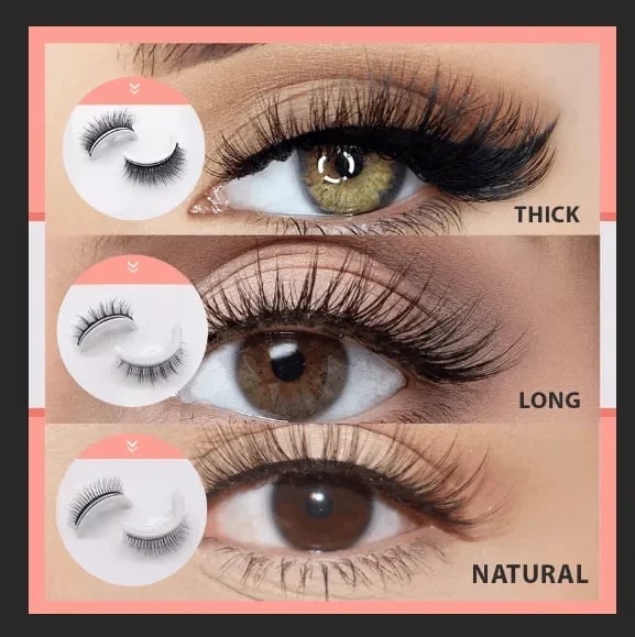 ✨LAST DAY - BUY 1 GET 1 FREE JUST $8.99 EACH✨🎉Reusable Adhesive Eyelashes