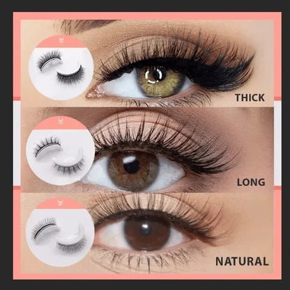 ✨LAST DAY - BUY 1 GET 1 FREE JUST $8.99 EACH✨🎉Reusable Adhesive Eyelashes