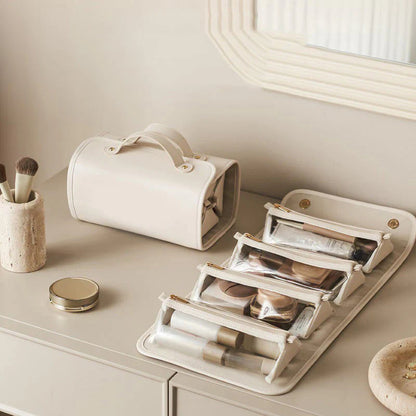 TODAY 49%OFF Leather Waterproof Cosmetic Bag