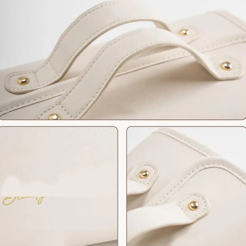 TODAY 49%OFF Leather Waterproof Cosmetic Bag