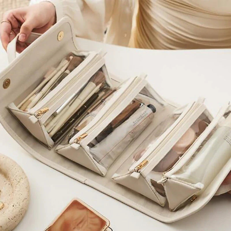 TODAY 49%OFF Leather Waterproof Cosmetic Bag
