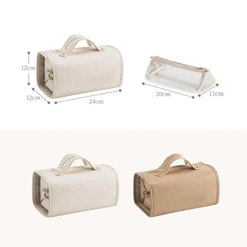 TODAY 49%OFF Leather Waterproof Cosmetic Bag