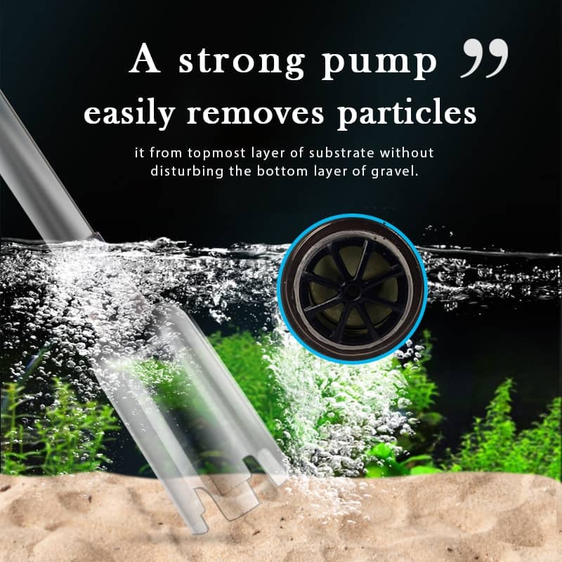 🐠 50% OFF NOW! Electric gravel cleaner for aquariums – battery-powered, adjustable tube length & easy to clean – perfect for all aquariums 🧹🐟